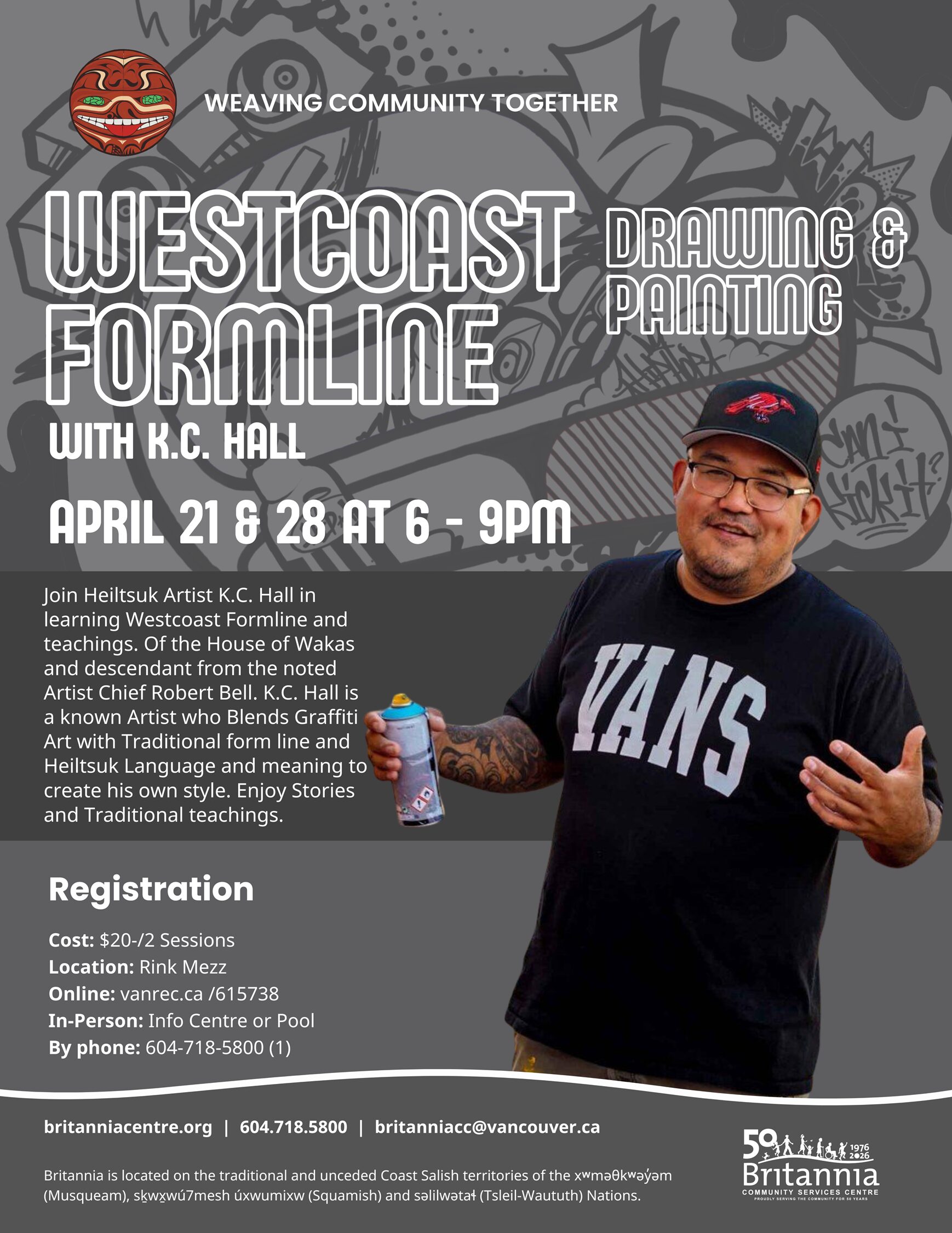 WCT Westcoast Formline Drawing & Painting – Apr 21 & 28