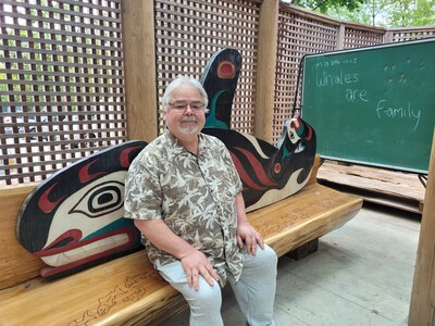 Whale Family Bench
