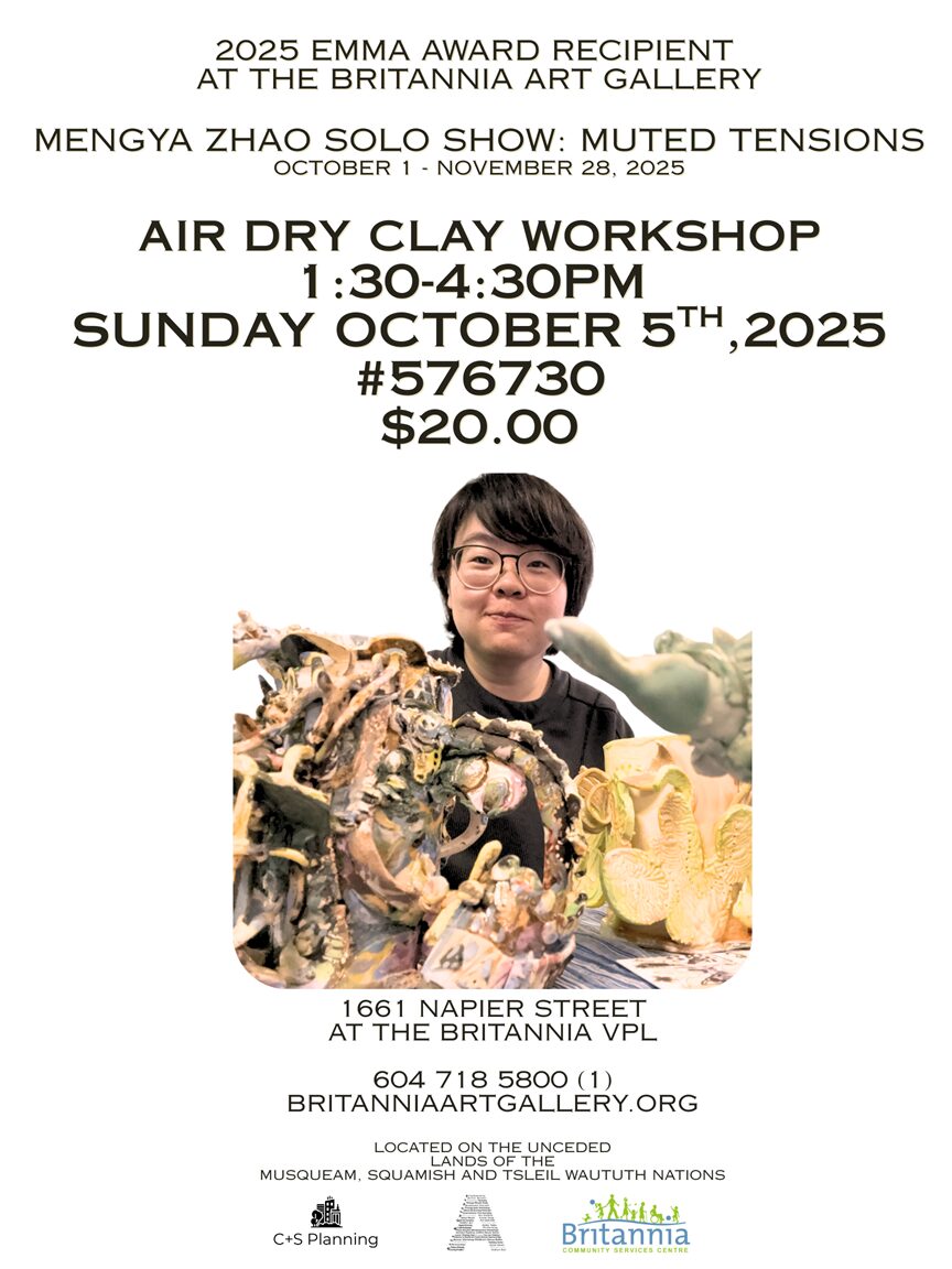 Air Dry Clay Workshop – Oct 4