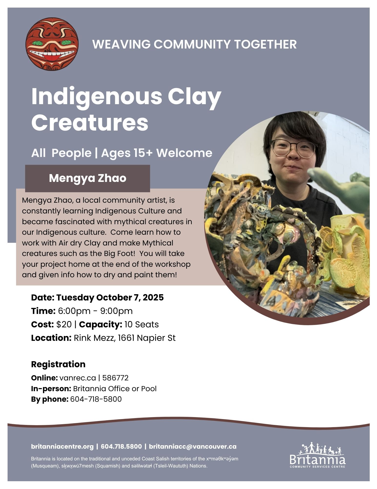 Indigenous Clay Creatures – Oct 7