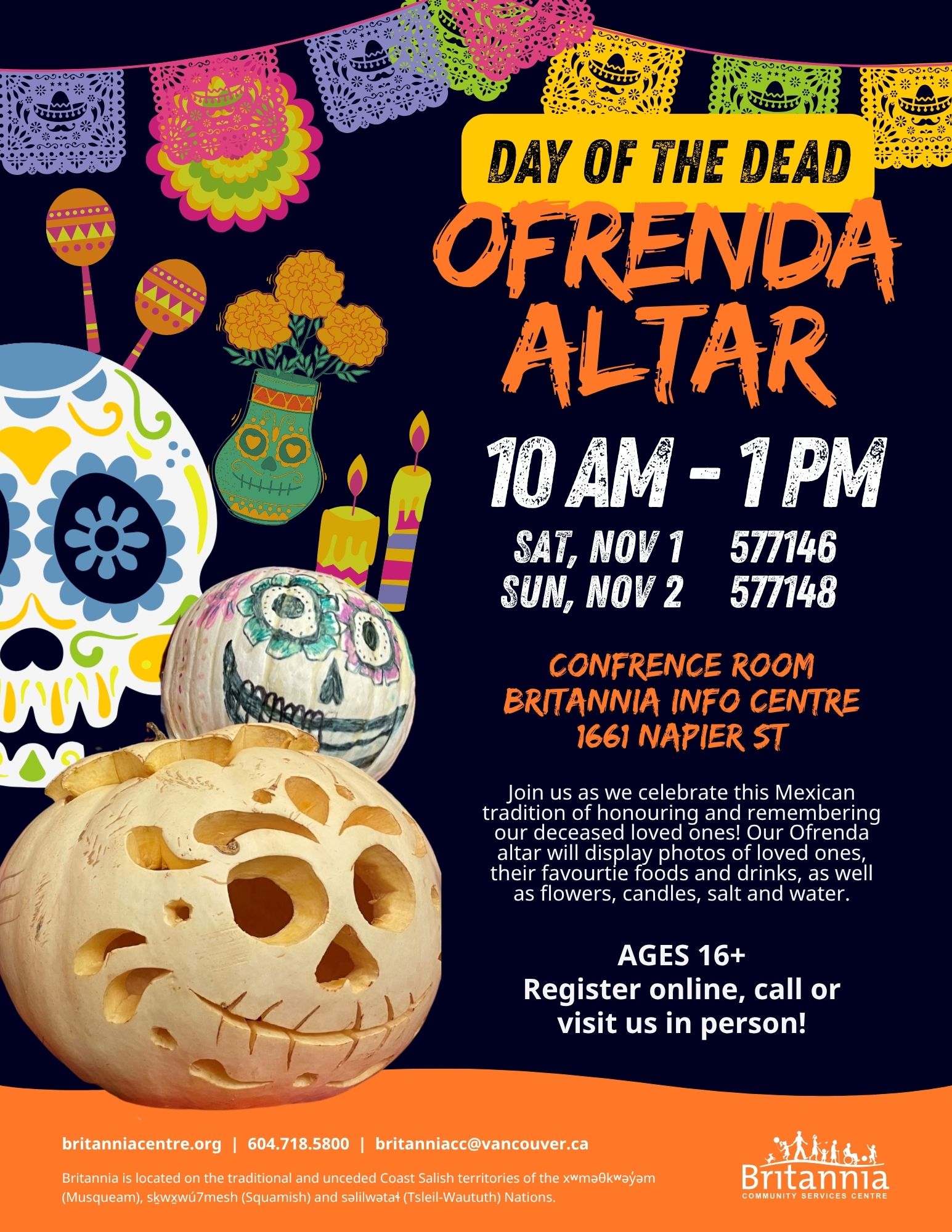 Day of the Dead Ofrenda Altar – Nov 2