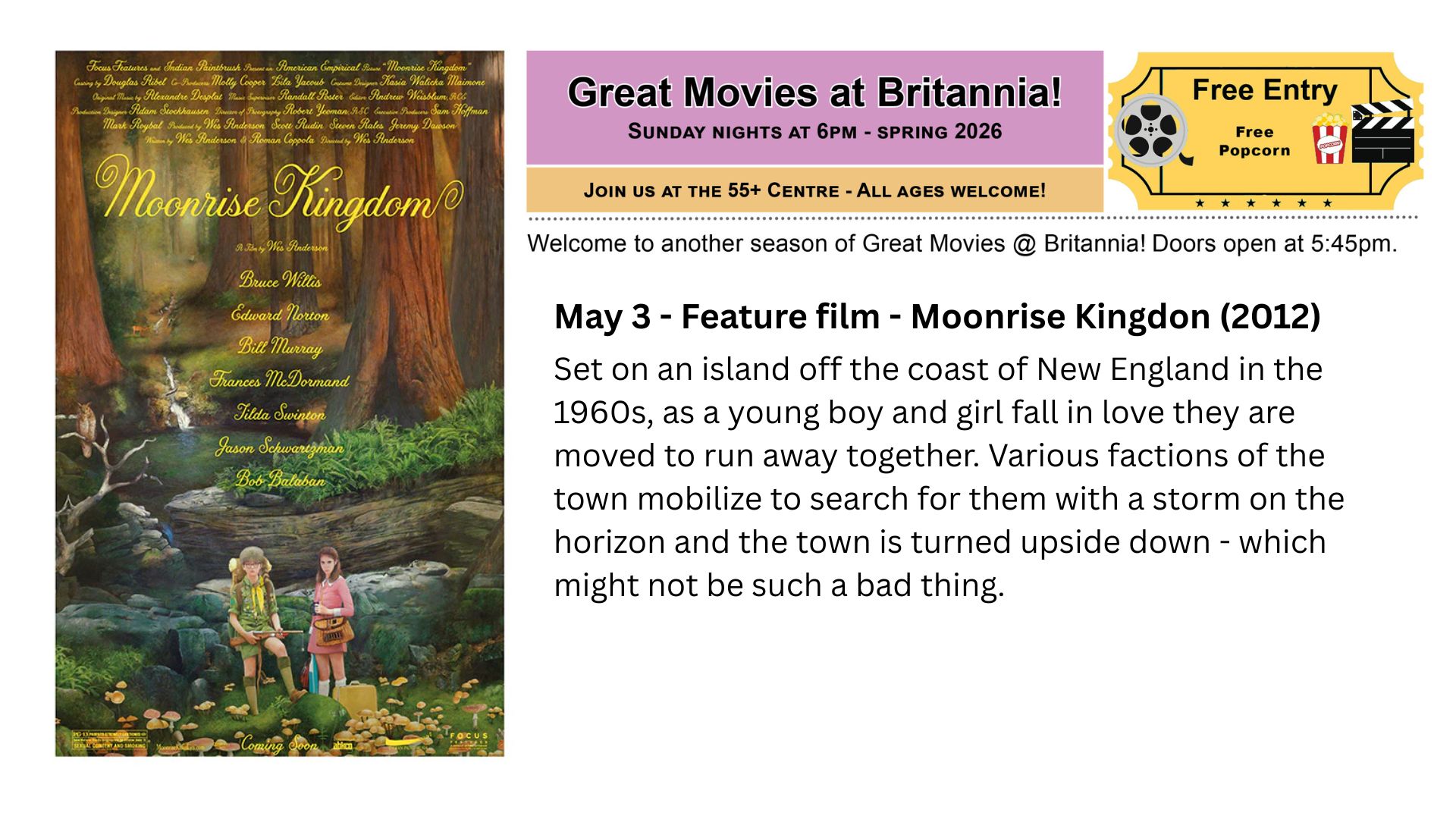 Sunday Movies – May 3
