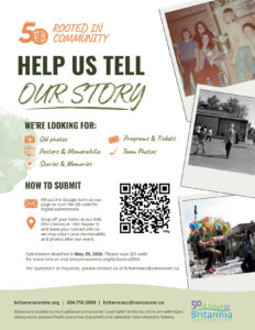 Help us tell our story!