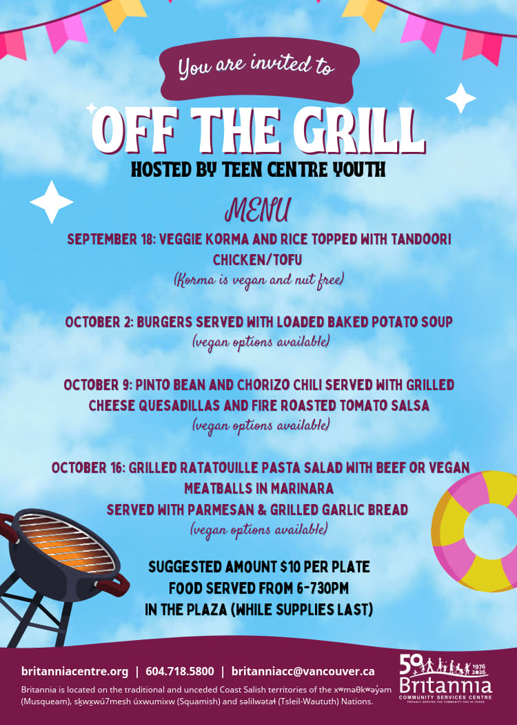 Off the Grill – Oct 16